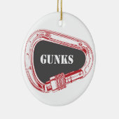 Décoration En Céramique Gunks Escalade carabiner (Droite)