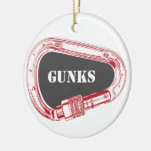 Décoration En Céramique Gunks Escalade carabiner (Gauche)