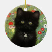 Décoration En Céramique Gustav Klimt Kitten (Dos)