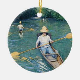 Décoration En Céramique Gustave Caillebotte - Esquifs sur l'Yerres