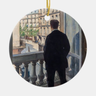 Décoration En Céramique Gustave Caillebotte - Jeune Homme à sa Fenêtre