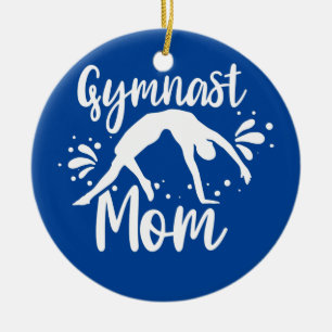 Décoration En Céramique Gymnast Mom Lover Sports Gymnastics Gymnasts