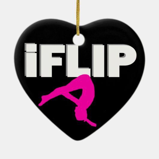 Décoration En Céramique Gymnaste croulant (Dos)