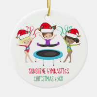 Gymnastique de Noël Gymnaste Club personnalisé