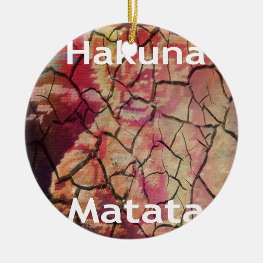 Décoration En Céramique Hakuna Matata.JPG (Devant)