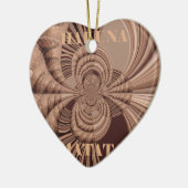 Décoration En Céramique Hakuna Matata Kenya Giraffe Safari tissé Sourveni (Gauche)