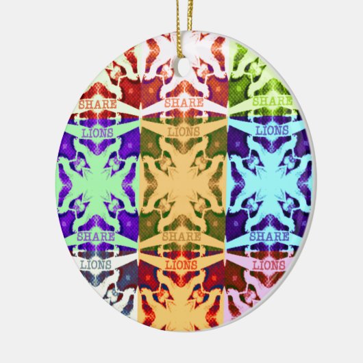 Décoration En Céramique Hakuna Matata lions cadeau (Gauche)