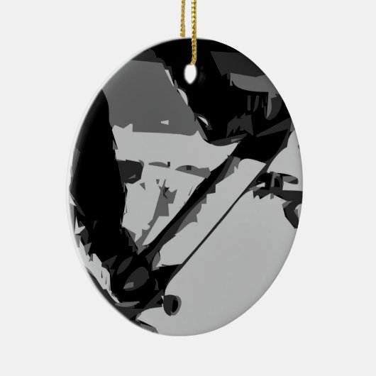 Décoration En Céramique Half pipe Skateboarding (Droite)