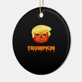 Décoration En Céramique Halloween réjouissant - Trumpkin Classic (Gauche)