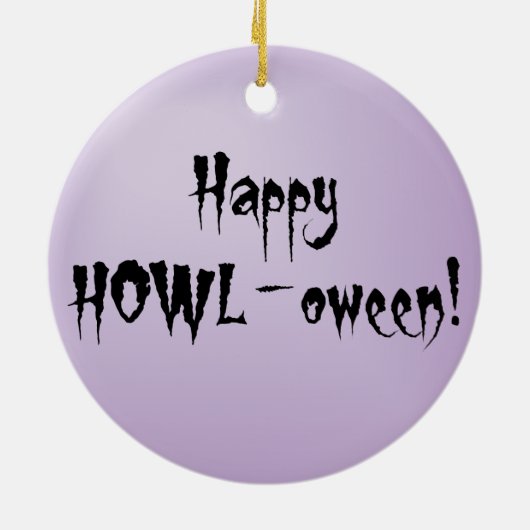 Décoration En Céramique Halloween Smooth Collie (Dos)