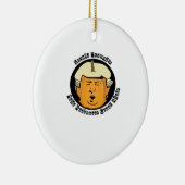 Décoration En Céramique Halloween Trumpkin Citrouille classique (Droite)