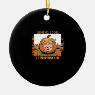 Décoration En Céramique Halloween - Trumpkin Election Classic