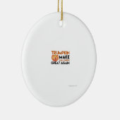 Décoration En Céramique Halloween Trumpkin Funny - Costume Maga Classique (Droite)