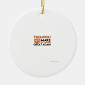 Décoration En Céramique Halloween Trumpkin Funny - Costume Maga Classique (Devant)