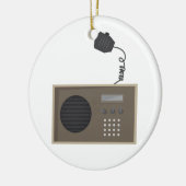 Décoration En Céramique Ham Radio (Gauche)