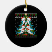 Décoration En Céramique Hammerhead Shark Xmas Lighting Tree Shark (Devant)