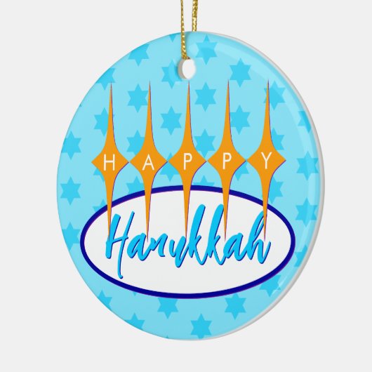 Décoration En Céramique Hanoukka du milieu du siècle/Noël (Gauche)