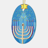 Décoration En Céramique hanoukka menorah (Gauche)