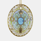 Décoration En Céramique Hanukkah Sanctuary Window Ceramic Ornament (Droite)