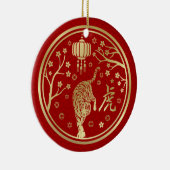 Décoration En Céramique Happy Chinese (Droite)