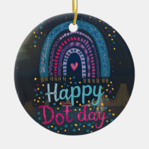 Décoration En Céramique happy dot day enseignants enfants cadeau