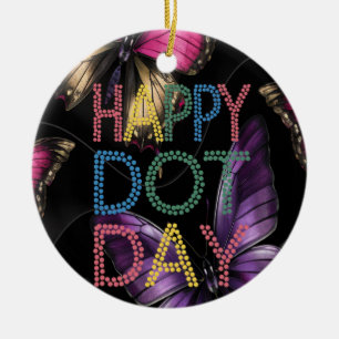 Décoration En Céramique happy dot day enseignants enfants cadeau