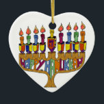 Décoration En Céramique Happy Hanukkah Dreidels Menorah<br><div class="desc">You are viewing The Lee Hiller Design Collection. Appareil,  Venin & Collectibles Lee Hiller Photofy or Digital Art Collection. You can view her her Nature photographiy at at http://HikeOurPlanet.com/ and follow her hiking blog within Hot Springs National Park.</div>