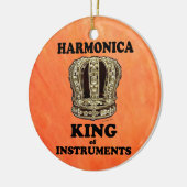 Décoration En Céramique Harmonica King of Instruments (Gauche)