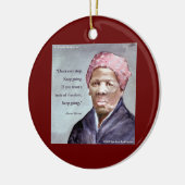 Décoration En Céramique Harriet Tubman & Citation (Gauche)