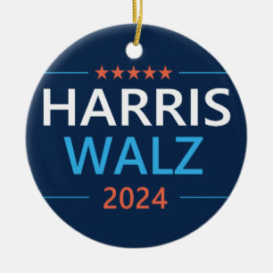 Décoration En Céramique Harris Walz 2024 pour Président