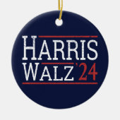 Décoration En Céramique Harris Walz Election 2024 I (Devant)