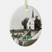 Décoration En Céramique Harsens Island Michigan St Marks Church 1925 vue (Droite)