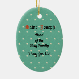 Décoration En Céramique Haut du torse de St. Joseph (Détail ; VVP 09)