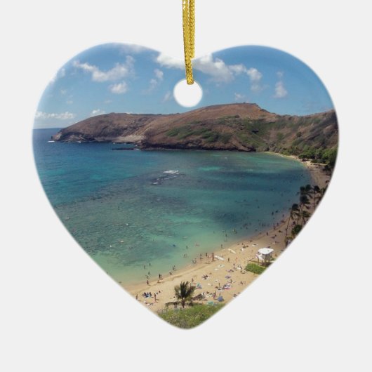 Décoration En Céramique Hawaii Hanauma Bay Oahu (Devant)