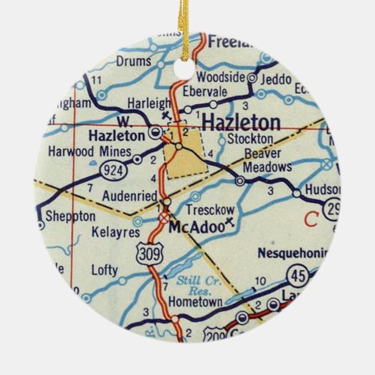 Décoration En Céramique Hazleton PA (Dos)