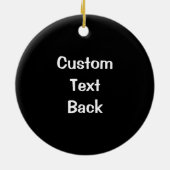 Décoration En Céramique Head de Gray Rooster (Dos)