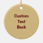 Décoration En Céramique Head des Rooster (Dos)