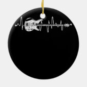 Décoration En Céramique Heartbeat Basse Guitare Lecteur Basse (Dos)