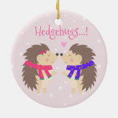 Décoration En Céramique Hedgehugs ! Noël du mignon Hérisson (Dos)