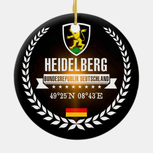 Décoration En Céramique Heidelberg (Dos)