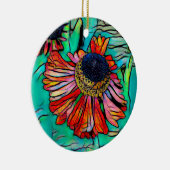 Décoration En Céramique Helenium fringy avec look en verre tendu (Droite)