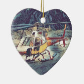 Décoration En Céramique Hélicoptère artistique frais (Droite)