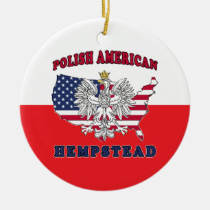 Décoration En Céramique Hempstead Texas Polonais Américain