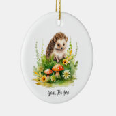 Décoration En Céramique Hérisson personnalisé (Droite)