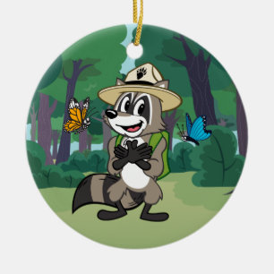 Décoration En Céramique Héros de papillon de Rick   de garde forestière -