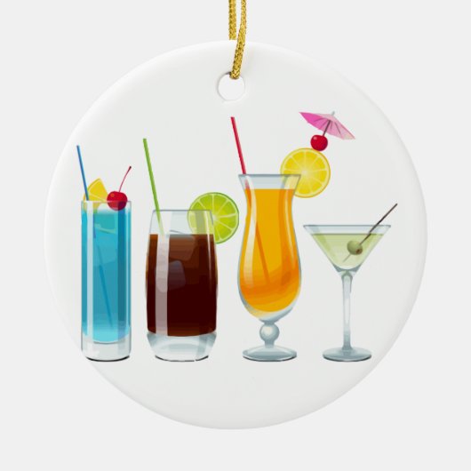 Décoration En Céramique Heure heureuse (Devant)