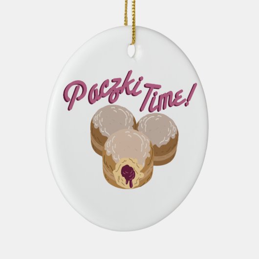 Décoration En Céramique Heure Paczki (Droite)