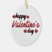 Décoration En Céramique Heureuse Sainte-Valentin (Droite)