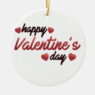 Décoration En Céramique Heureuse Sainte-Valentin