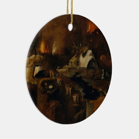 Décoration En Céramique Hieronymus Bosch - Christ Descente En Enfer (Droite)